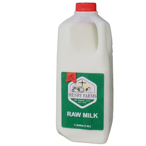 Whole Milk, Half Gallon - Raw
